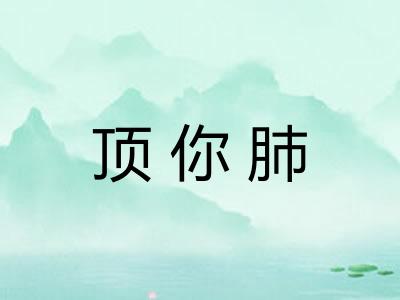 顶你肺 顶你肺
